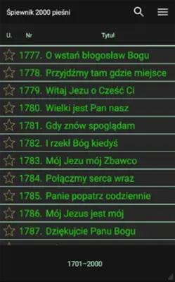 Śpiewnik 2000 pieśni android App screenshot 4